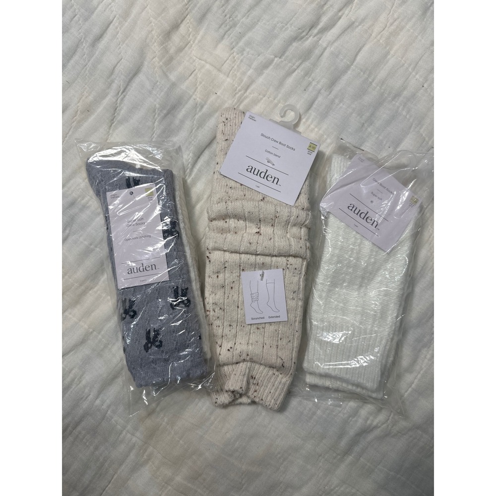 Auden Socks Sz 4-10. 4 pair